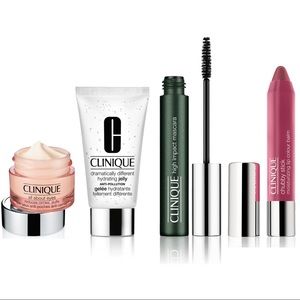 Clinique eye cream moisturizer mascara lip bundle